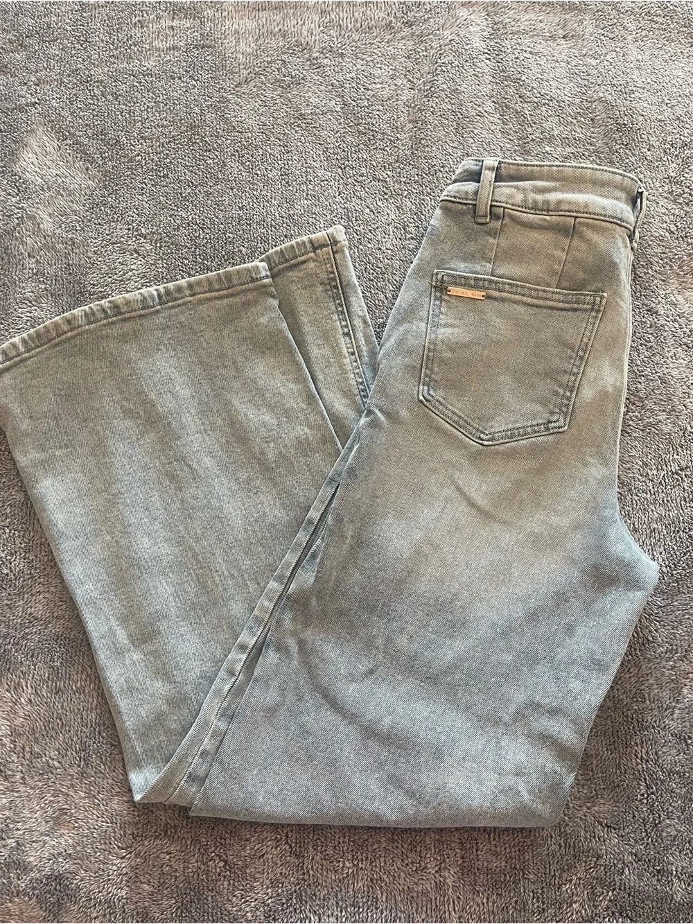 Michael Kors wide leg Jeans with Front Seam Panels